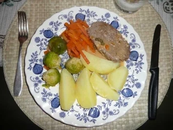 Rezept: Hackfleisch : Falschen Hasen Bild Nr. 2 Hackfleisch : Falschen Hasen - Rezept - Bild Nr. 2