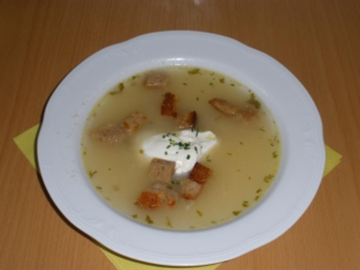 Suppe - Knoflsuppe - Rezept