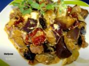 Sommerliches Auberginen-Zucchini-Gemüse - Rezept