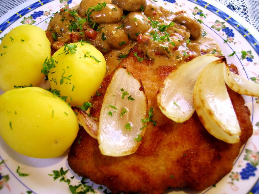 Champignon Schnitzel Rezept Mit Bild Kochbar De