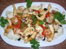 Meeresfrüchte mit mediterranem Gemüsesalat (genial für die warme Jahreszeit da der Salat perfekt lauwarm oder kalt gegessen werden kann und .... es schmeckt super - Rezept