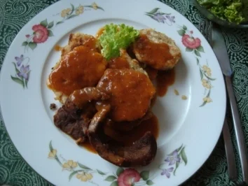 Hauptgericht - Lamm - Keulenscheiben mit Knödeln - Rezept