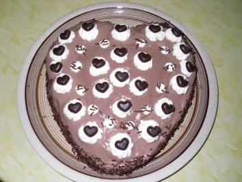 Schoko-Herz-Torte - Rezept