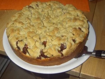 Zwetschgenkuchen mit Butter-Zimt-Streuseln - Rezept