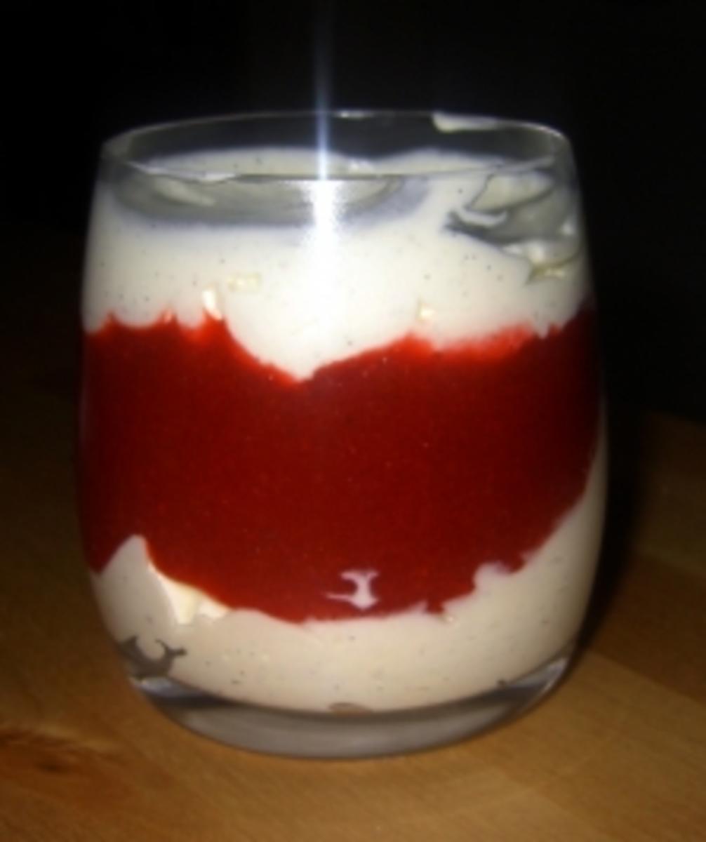 Bilder für Himbeer-Mascarpone-Dessert - Rezept