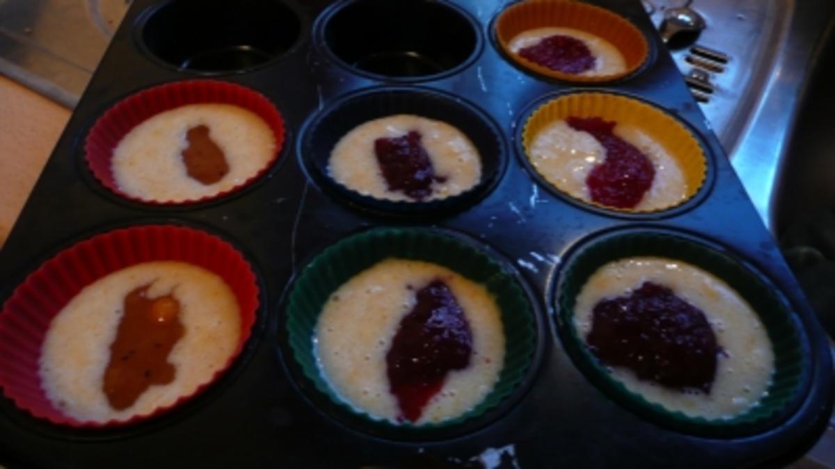 knusprige Polenta-Marmeladen-Muffins - Rezept - Bild Nr. 5