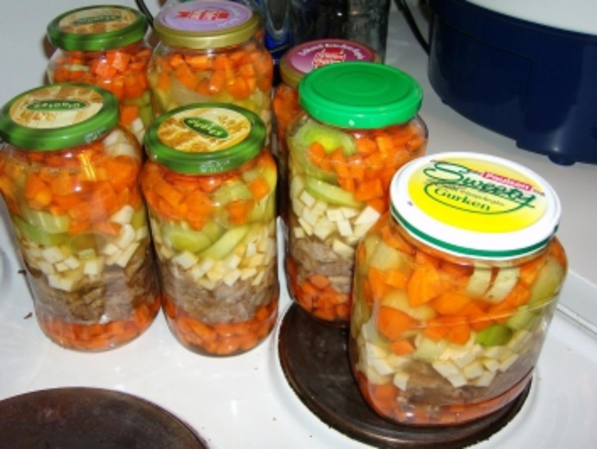 Suppe eingekocht, mit Schweinefleisch und Gemüse - Rezept - Bild Nr. 8