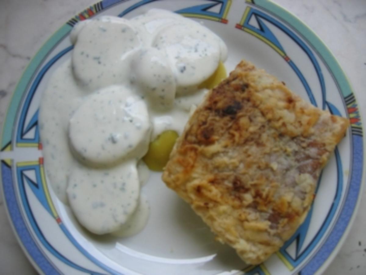 Fisch mit Kartoffeln und Blauschimmelkäse Soße - Rezept - kochbar.de