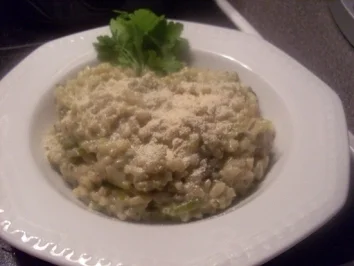 Lauchrisotto mit Gorgonzola - Rezept