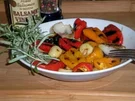 Gegrillte Paprika in Balsamico Vinaigrette - Rezept