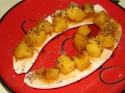 Rezept: Ananas-Stรผckchen mit Tequila und Banane Ananas-Stรผckchen mit Tequila und Banane - Rezept