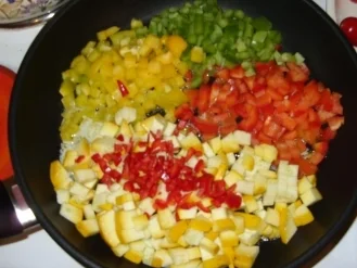 Gemüsezauber mit Spaghetti - Rezept - Bild Nr. 3