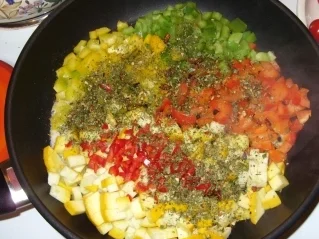 Gemüsezauber mit Spaghetti - Rezept - Bild Nr. 4