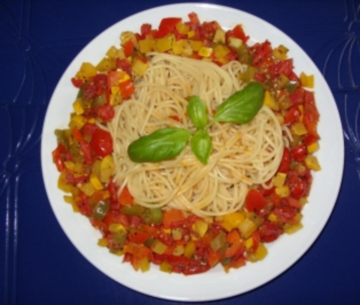 Gemüsezauber mit Spaghetti - Rezept - Bild Nr. 6