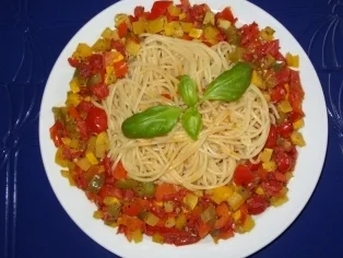 Gemüsezauber mit Spaghetti - Rezept - Bild Nr. 6
