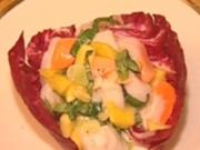 Marinierte Jakobsmuscheln im Salatblatt - Rezept