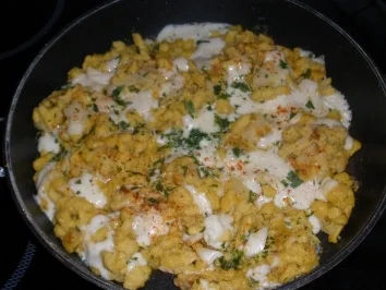 Rezept: Hokkaida-Käse-Spätzle Hokkaida-Käse-Spätzle - Rezept