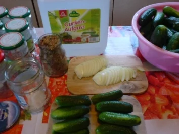 Rezept: Gewürzgurken Bild Nr. 4 Gewürzgurken - Rezept - Bild Nr. 4