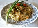 Rezept: Spaghetti mit Oliven und Kapern Spaghetti mit Oliven und Kapern - Rezept