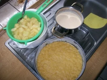 Käse-Apfelkuchen - Rezept