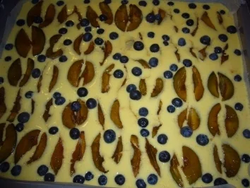 Kikis Buttermilch-Obstkuchen vom Blech "light" - Rezept - Bild Nr. 5