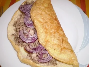 Omelett mit Thunfisch - Rezept