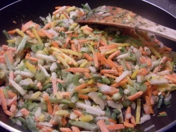 Rezept: Kartoffelauflauf mit Hackfleisch und Gemüse Bild Nr. 2 Kartoffelauflauf mit Hackfleisch und Gemüse - Rezept - Bild Nr. 2