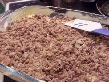 Rezept: Kartoffelauflauf mit Hackfleisch und Gemüse Bild Nr. 6 Kartoffelauflauf mit Hackfleisch und Gemüse - Rezept - Bild Nr. 6