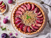 Zwetschgen - Tarte mit Schwarzbrot - Rezept - Bild Nr. 2