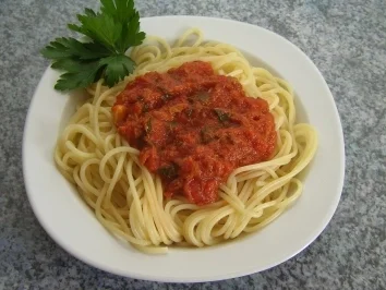 Rezept: Tunfisch-Spaghetti! Tunfisch-Spaghetti! - Rezept