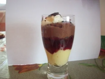 Drei-Farben Dessert - Rezept