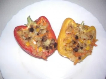 Gefüllte Paprika vegetarisch - Rezept