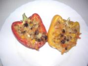 Gefüllte Paprika vegetarisch - Rezept