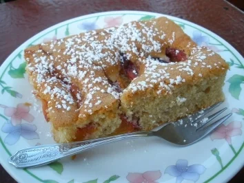 Marinierter - Pfirsich-Kuchen - Rezept