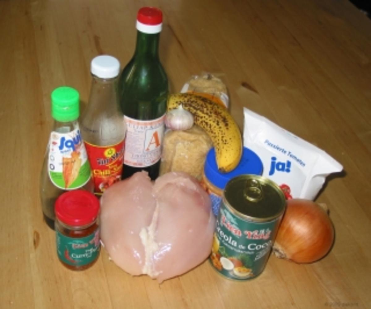 Erdnuß-sauce mit Hähnchenbrust - Rezept - Bild Nr. 2