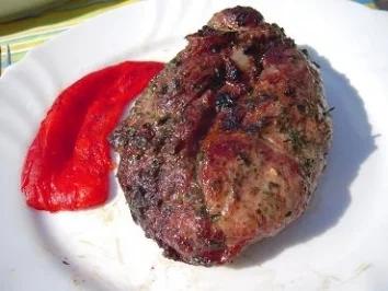 Grillgemüse mit marinierten Lammkeulensteaks - Rezept - Bild Nr. 5