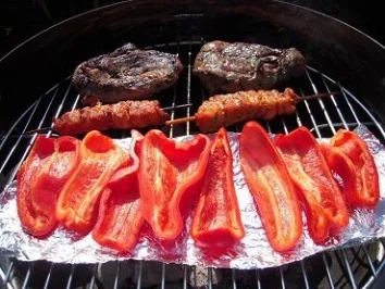 Grillgemüse mit marinierten Lammkeulensteaks - Rezept - Bild Nr. 4