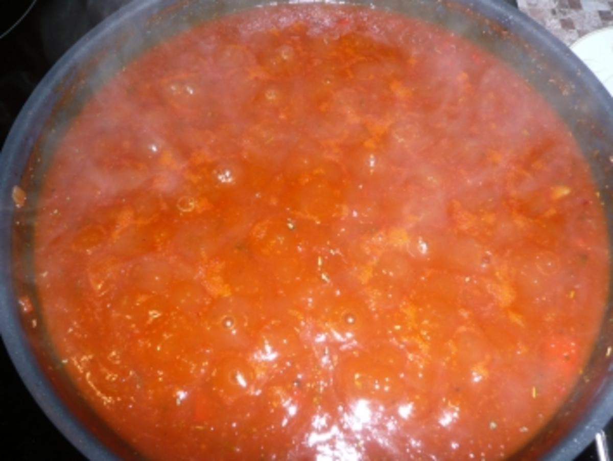 Rindfleisch-Tortillini mit fruchtig süsser Tomatensoße - Rezept - Bild Nr. 4