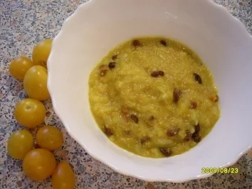 Chutney aus gelben Tomaten (perfekt zu Kurzgebratenem oder aber auch als Beilage) - Rezept