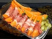 Melone mit Parmaschinken - Rezept