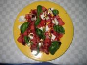 Melone-Fetakäse-Basilikum - Rezept