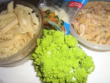 Romanesco-Pfifferling-Geschnetzeltes-Auflauf - Rezept - Bild Nr. 2