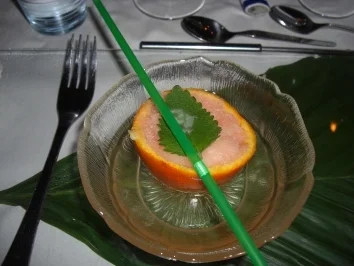 Getränke-Vorspeise Campari-Limoncello-Sorbet - Rezept