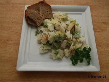 Rezept: Kohlrabi-Apfel-Salat Kohlrabi-Apfel-Salat - Rezept