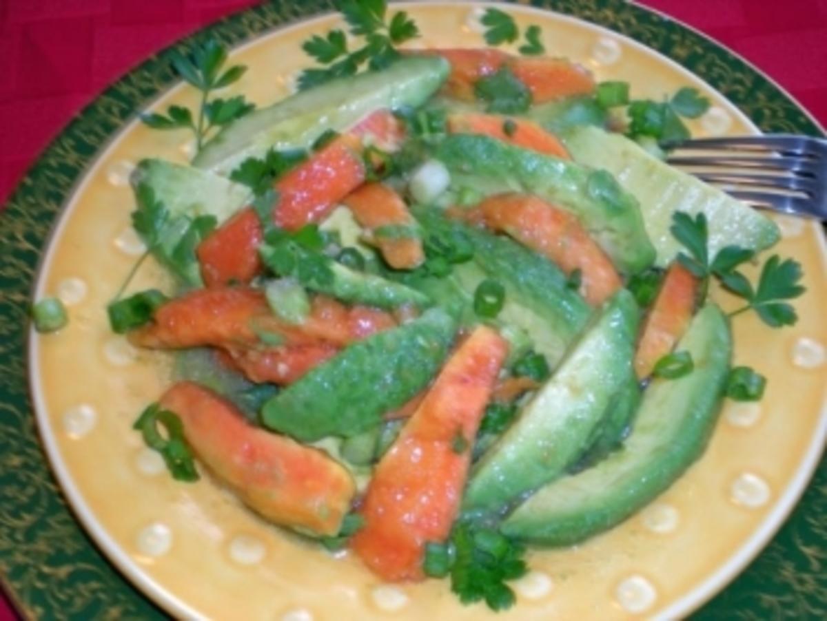 Papaya - Avocado Salat - Rezept - Bild Nr. 2
