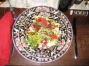 Endiviensalat mit geräucherter Entenbrust und Dattel - Rezept
