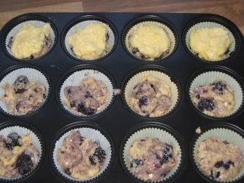 Brombeer-Baiser-Muffins - Rezept - Bild Nr. 5