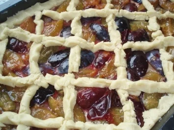 !!!  Zwetschgen-Gitterkuchen !!! - Rezept - Bild Nr. 7