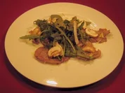 Dünne Kalbsfiletscheiben mit Knoblauch, Rosmarin und Edelpilzen - Rezept