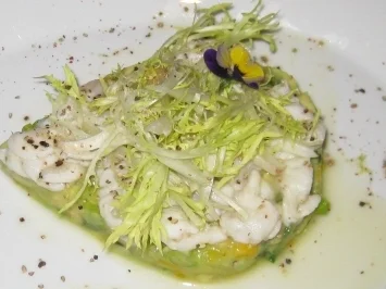 Rezept: Ceviche von der Seezunge mit Mango-Avocado-Tatar Ceviche von der Seezunge mit Mango-Avocado-Tatar - Rezept